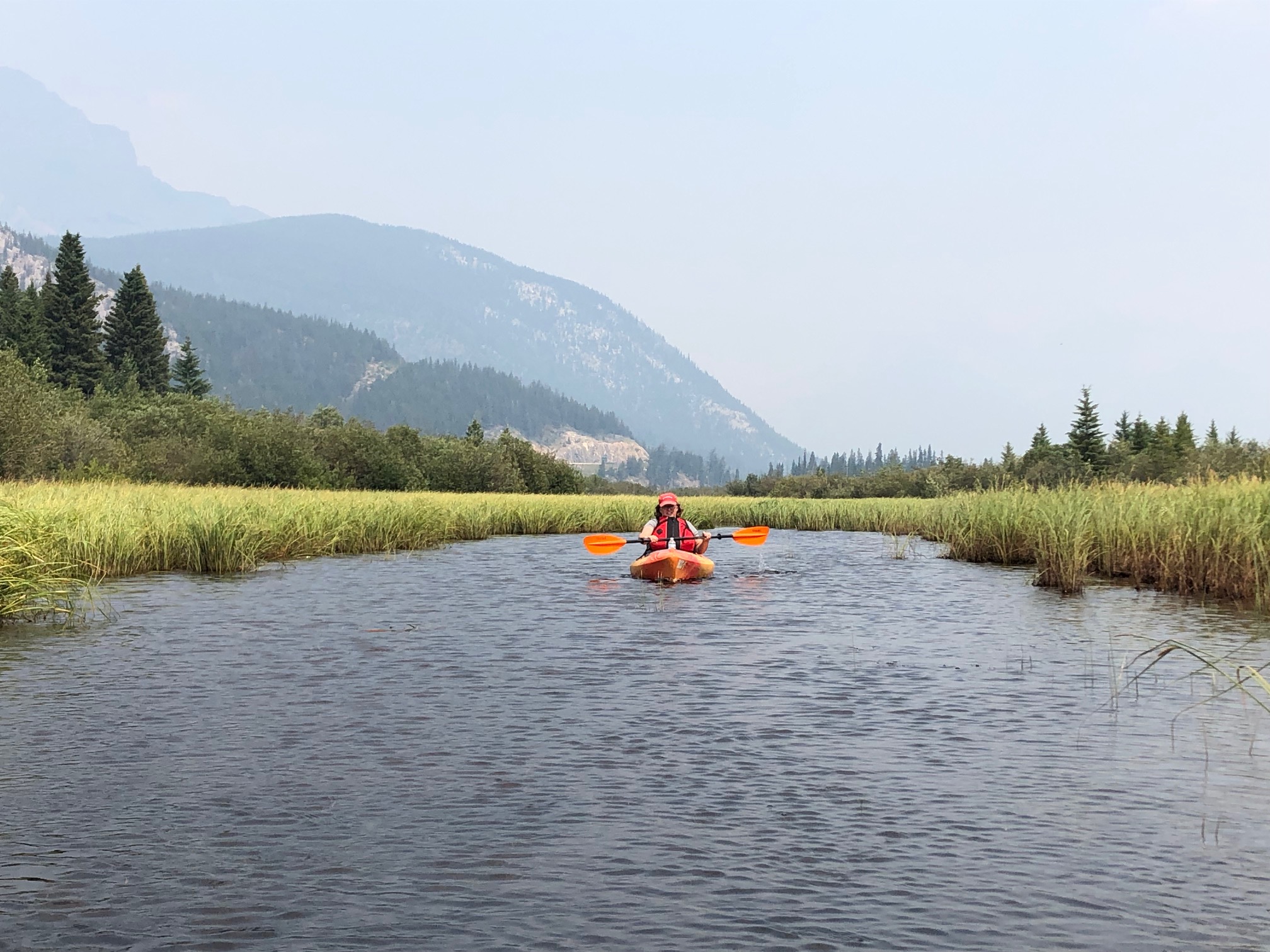Canoeing Around Edmonton, Alberta, Canada Vermillion Lakes, Banff