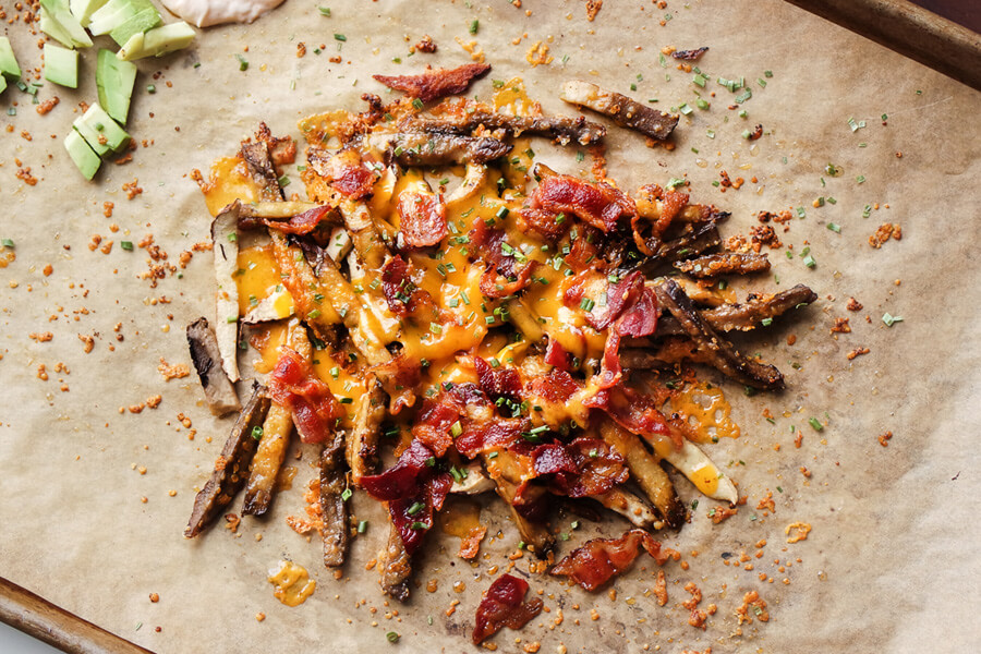 Keto Diet For Beginners Smothered Portobello Mushroom Fries