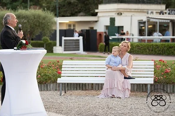 Princess Charlene, Crown Prince Jacques and Mr. Gareth Wittstock