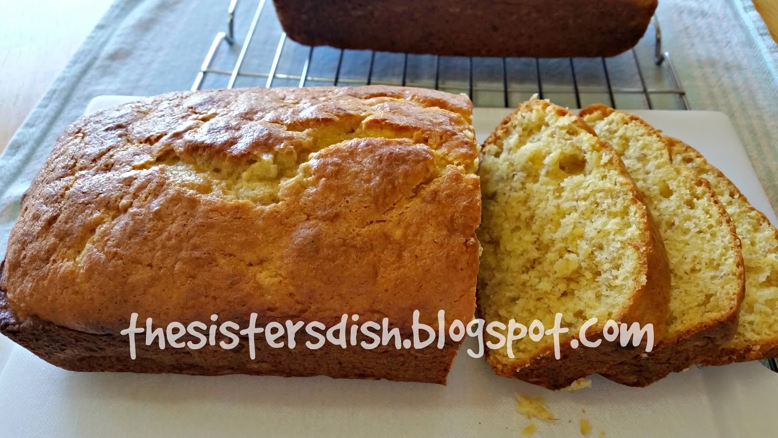 The Sisters Dish: Cake Mix Banana Bread