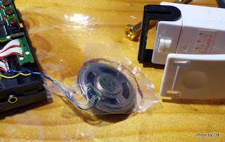 トランジスタラジオ スピーカー防塵