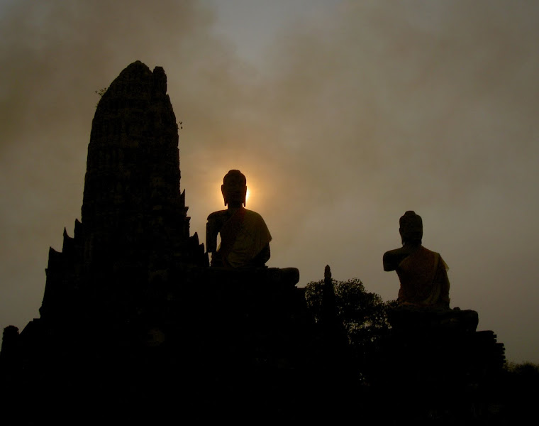 Ayutthaya Buddha Sunset