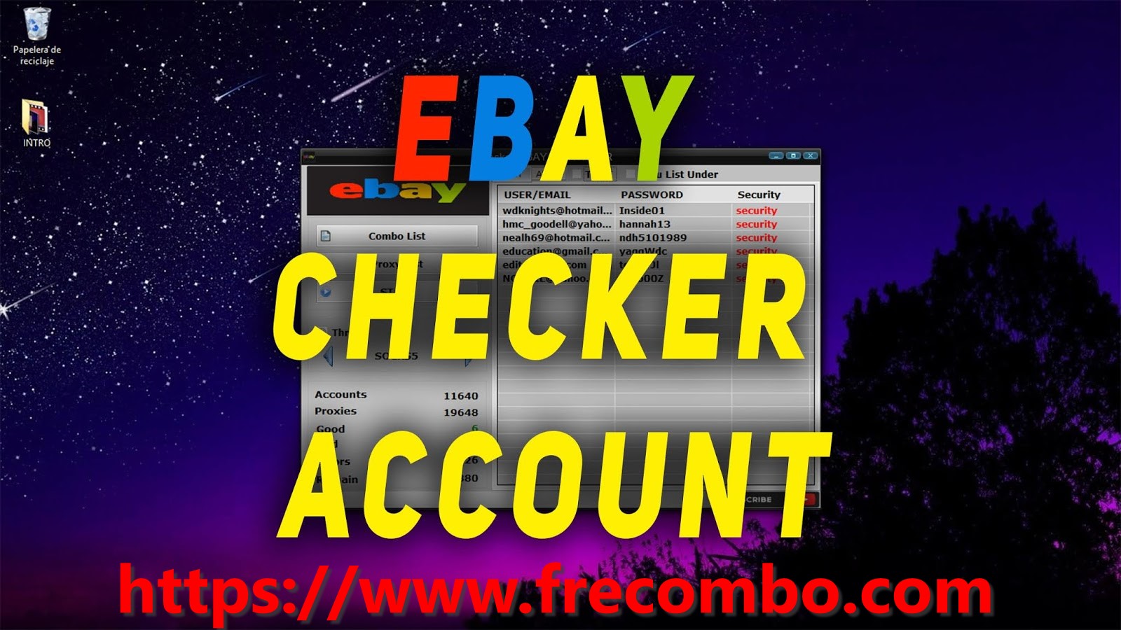 ebay Checker Account Combo List Combolist