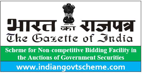 Scheme for Non-competitive Bidding