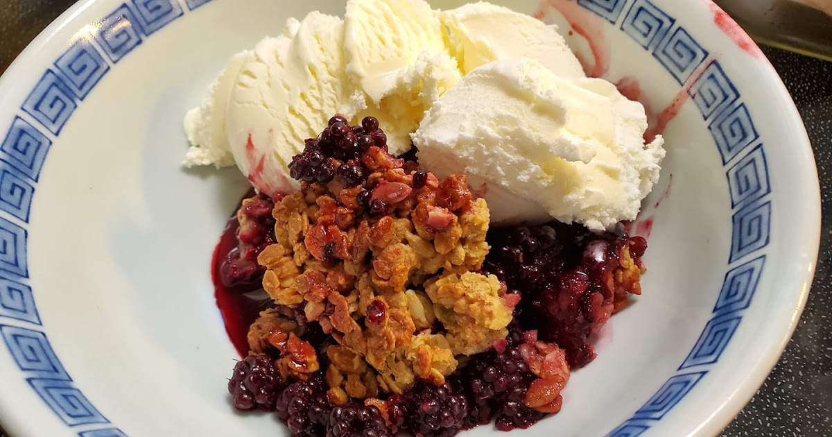 In which blackberries are delicious, and there's a poem I like to share