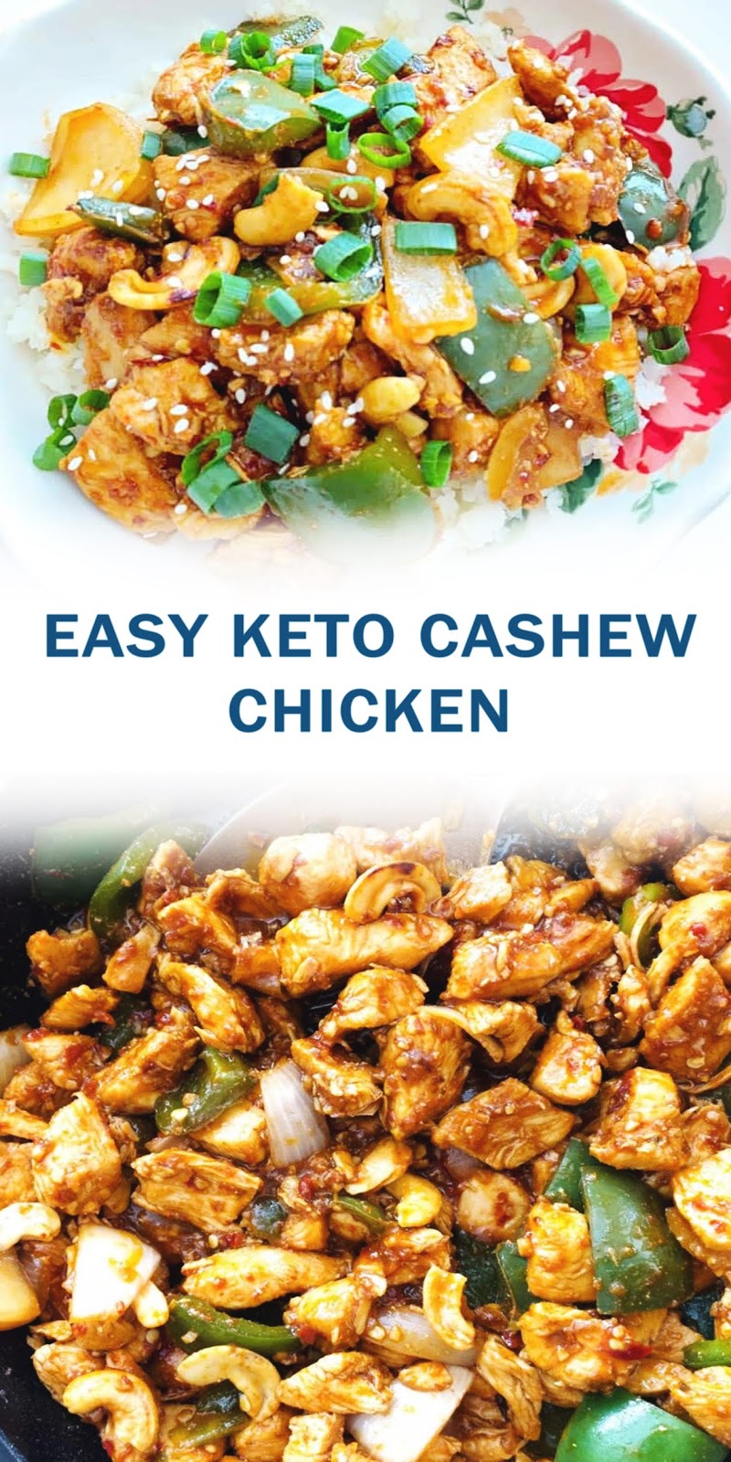 EASY KETO CASHEW CHICKEN