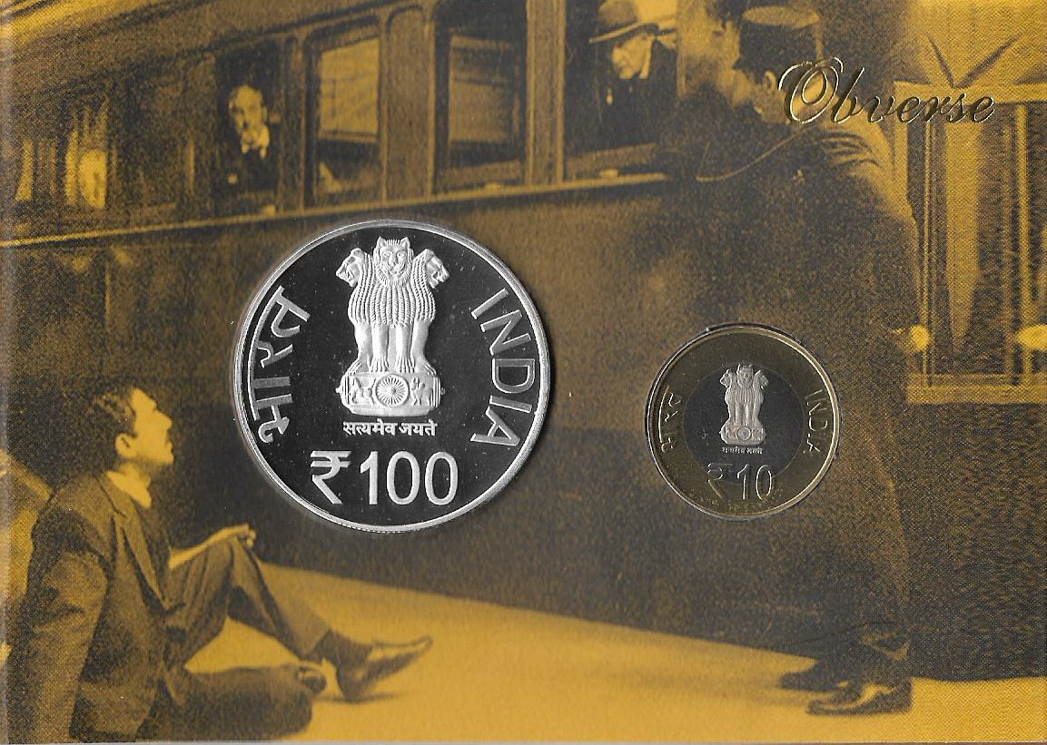 Gandhi's Return from South Africa Proof Set Mumbai Mint