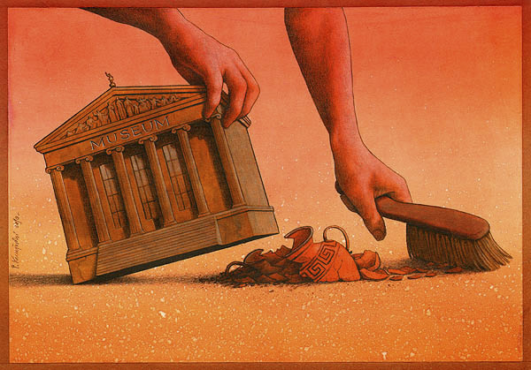 Unique satirical art by Paul Kuczynski | Graphic Art News