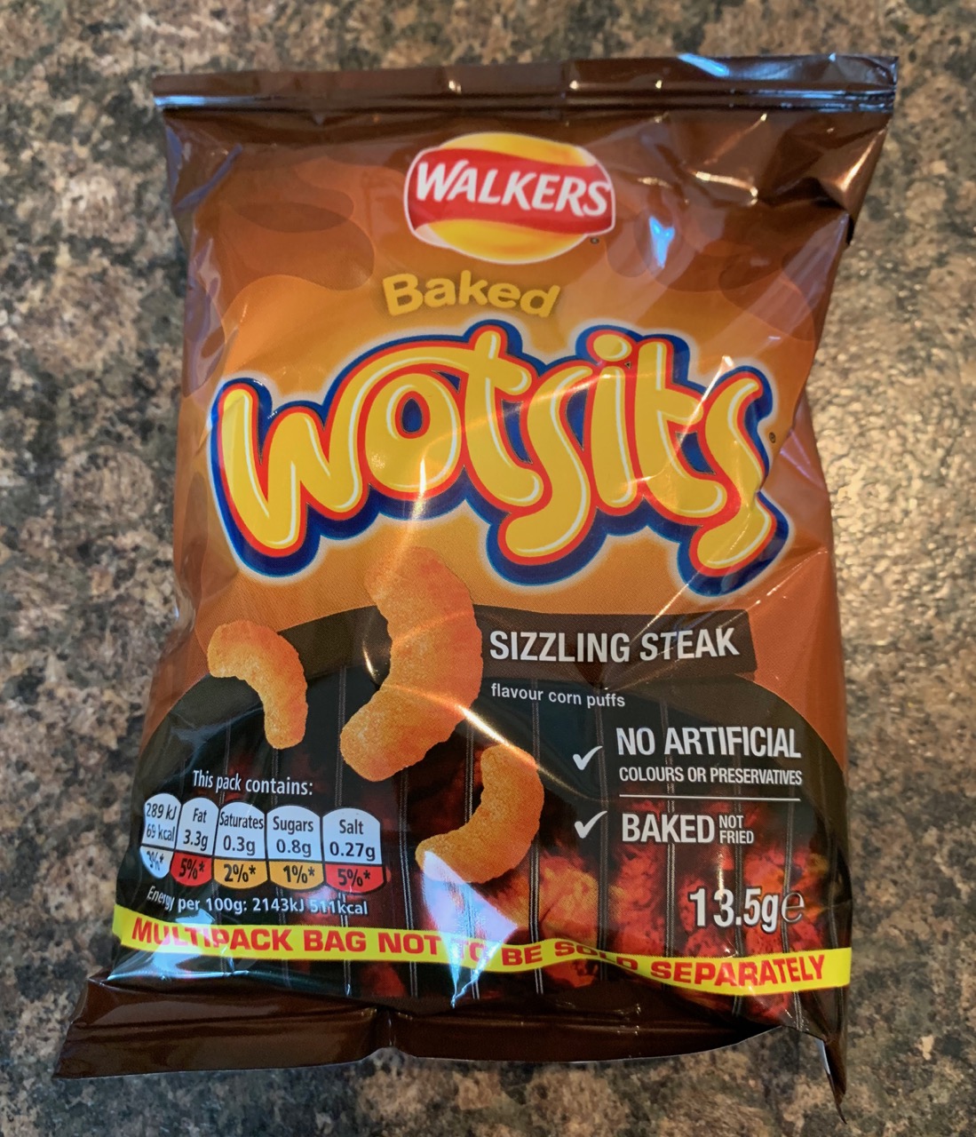 FOODSTUFF FINDS Wotsits Sizzling Steak (Sainsburys) By Cinabar