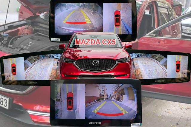 Màn hình DVD Android tích hợp camera 360 toàn xe ô tô
