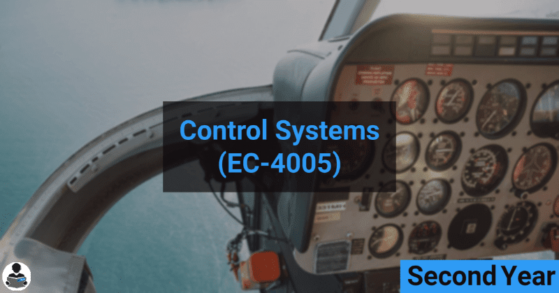 Control systems (EC-4005) RGPV notes CBGS Bachelor of engineering