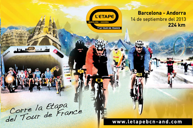 Cartel L'Etape Barcelona - Andorra