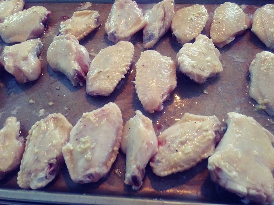 Sam's Place: Baked Butter Garlic Chicken Wings