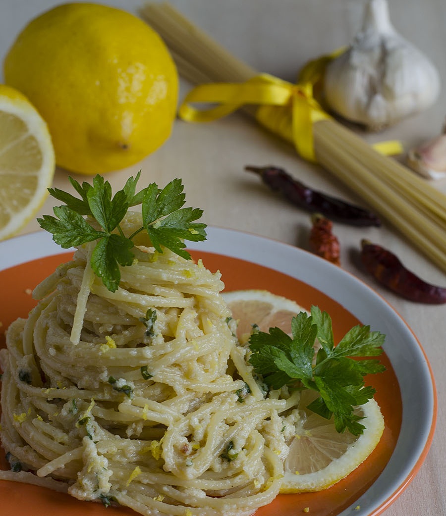 Sapuri Sicilianu SPAGHETTI AL LIMONE DI SICILIA
