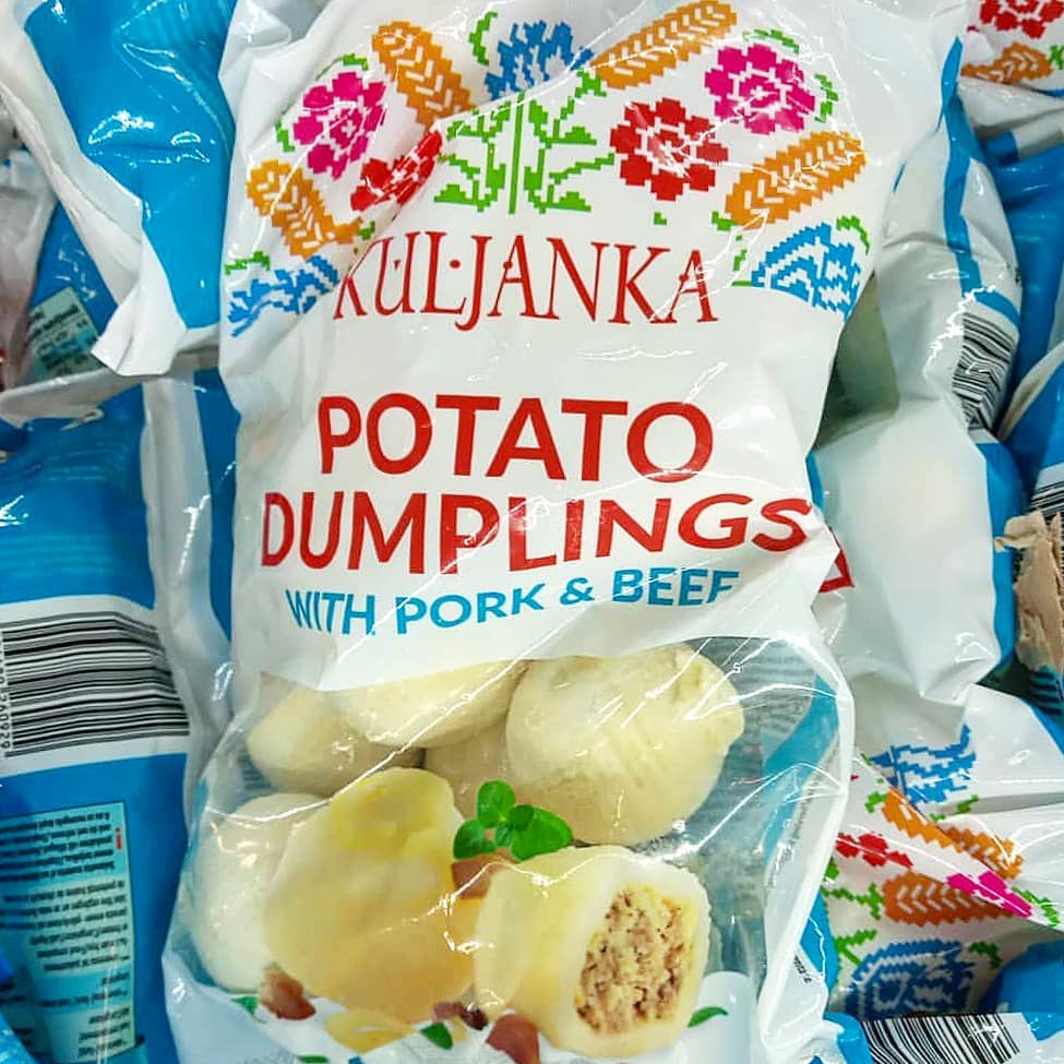 Supersupergirl's Food Reviews Lidl Kuljianka Potato dumplings with pork and beef