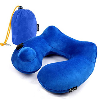 AirComfy Inflatable Neck Travel Pillow