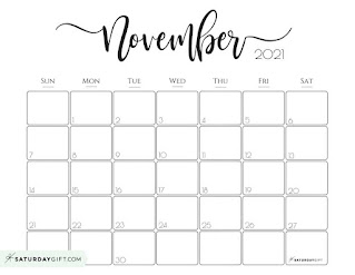 Free Printable Calendar November 2021 Free Printable Calendar November 2021
