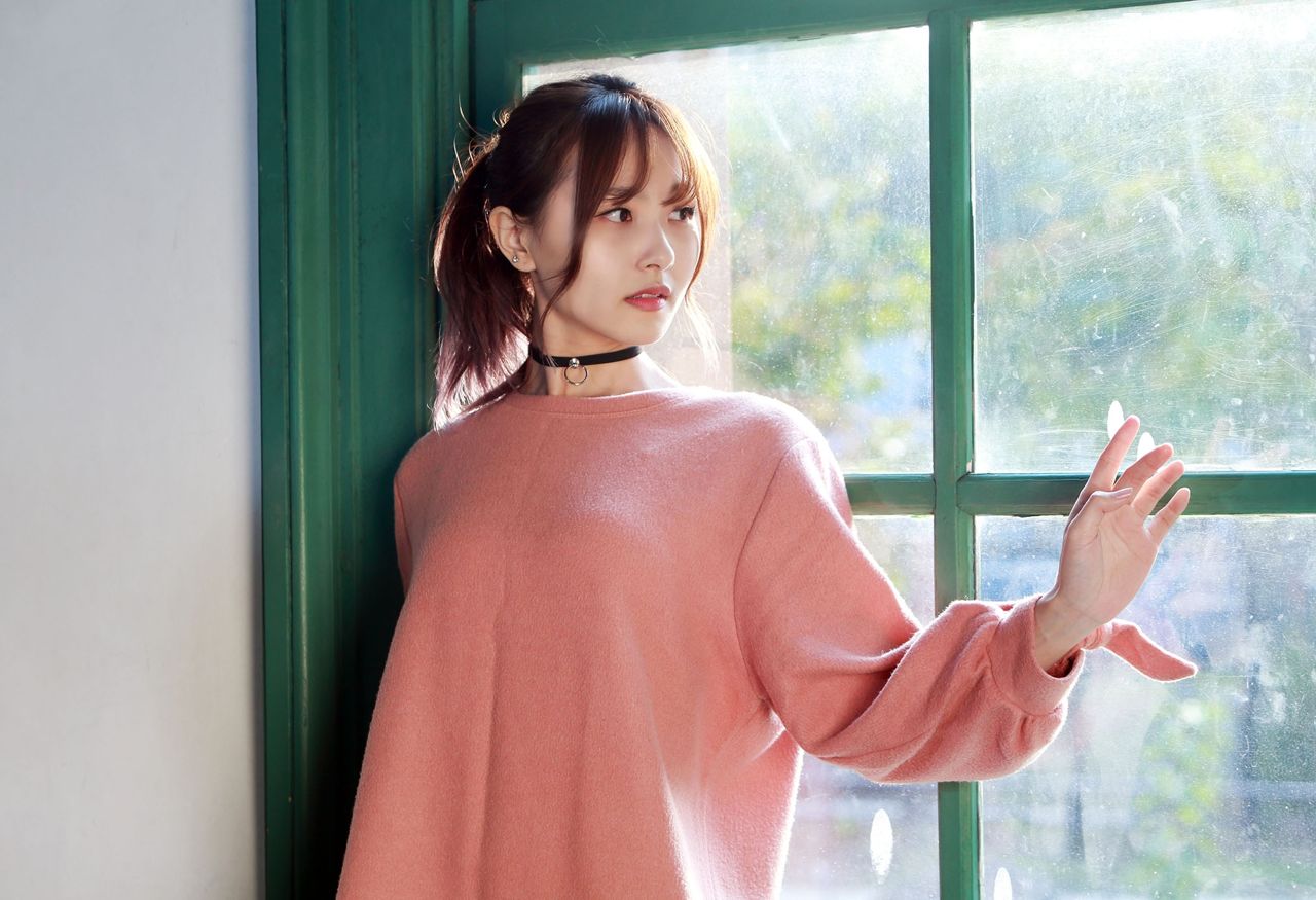Image-Taiwanese-Model-郭思敏-Pure-And-Gorgeous-Girl-In-Pink-Sweater-Dress-TruePic.net- Picture-69