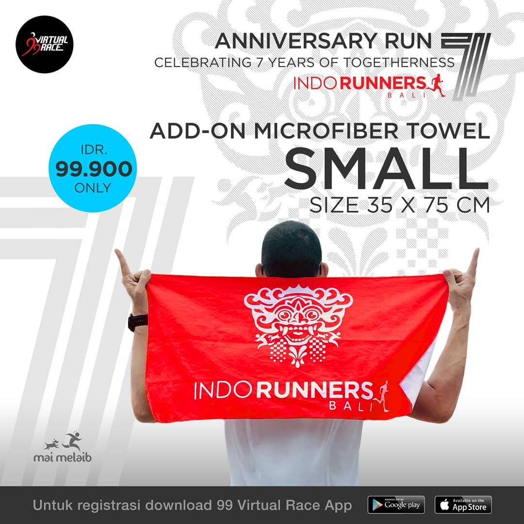 Towel 🔍 IndoRunners Bali 7th Anniversary • 2019 Towel - IndoRunners Bali 7th Anniversary • 2019