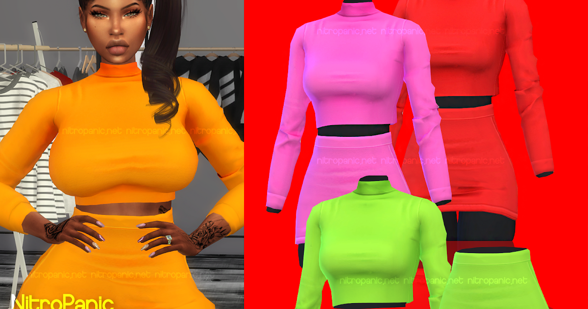 Neon Set For The Sims 4