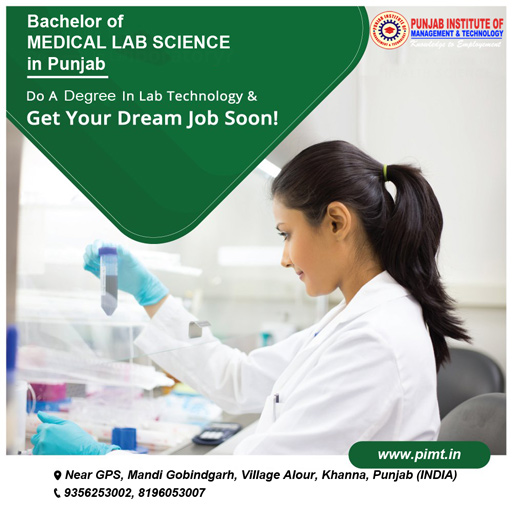 Bachelor of medical lab science in PunjabBest bsc mls college in