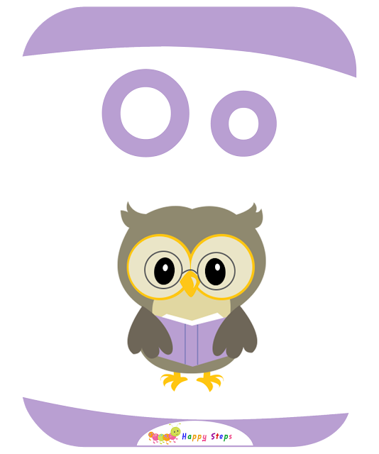 Letter O - Owl  Flashcards