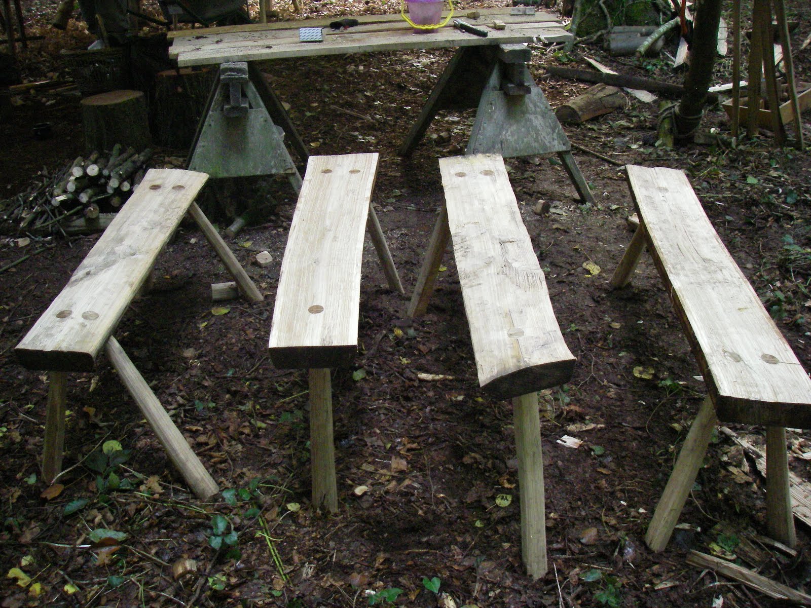 Cornish Woodland Workshop Our first green woodworking course