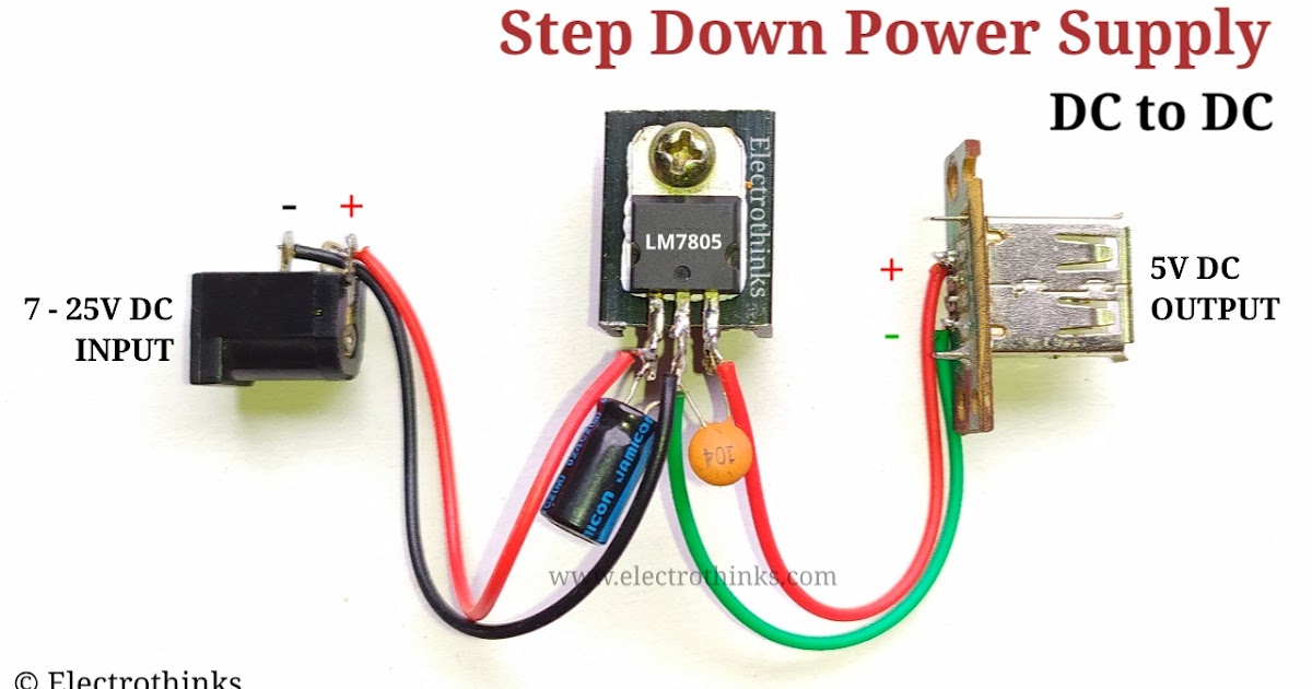 5v Power Supply Using 7805 Voltage Regulator With Design - pivotinspire