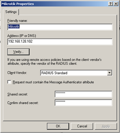 active directory hotspot authentication using settings windows