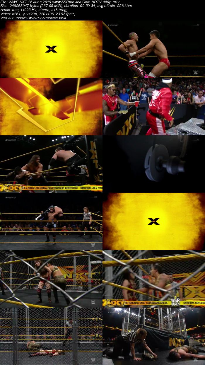 WWE NXT 26 June 2019 HDTV 480p Full Show Download
