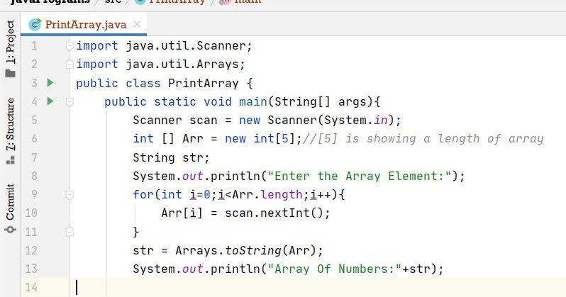 Print Array in Java - CodexRitik - CodexRitik