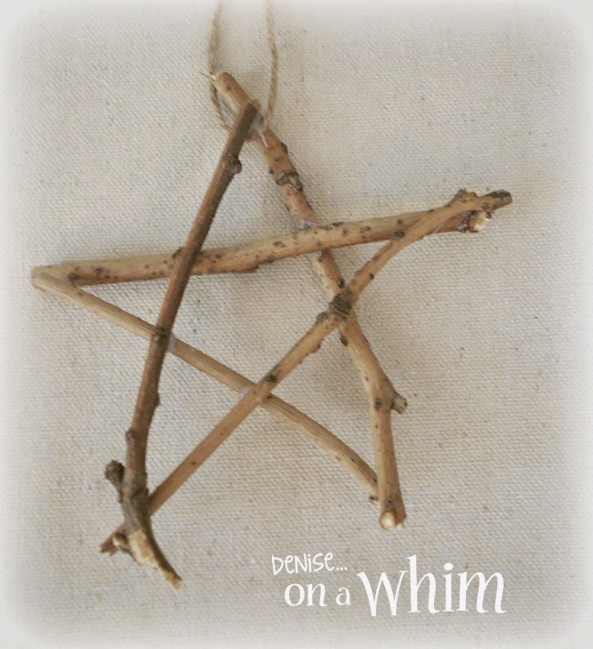 DIY Stars Made out of Twigs via Denise on a Whim