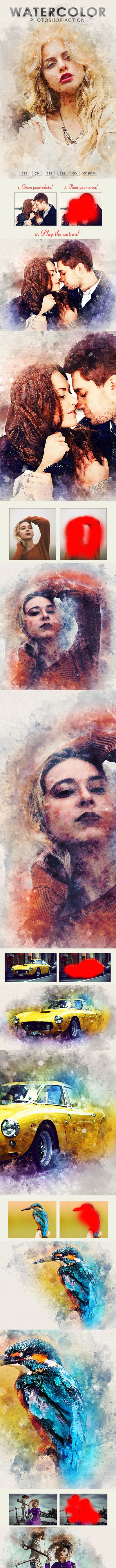 WaterColor%2BPhotoshop%2BAction