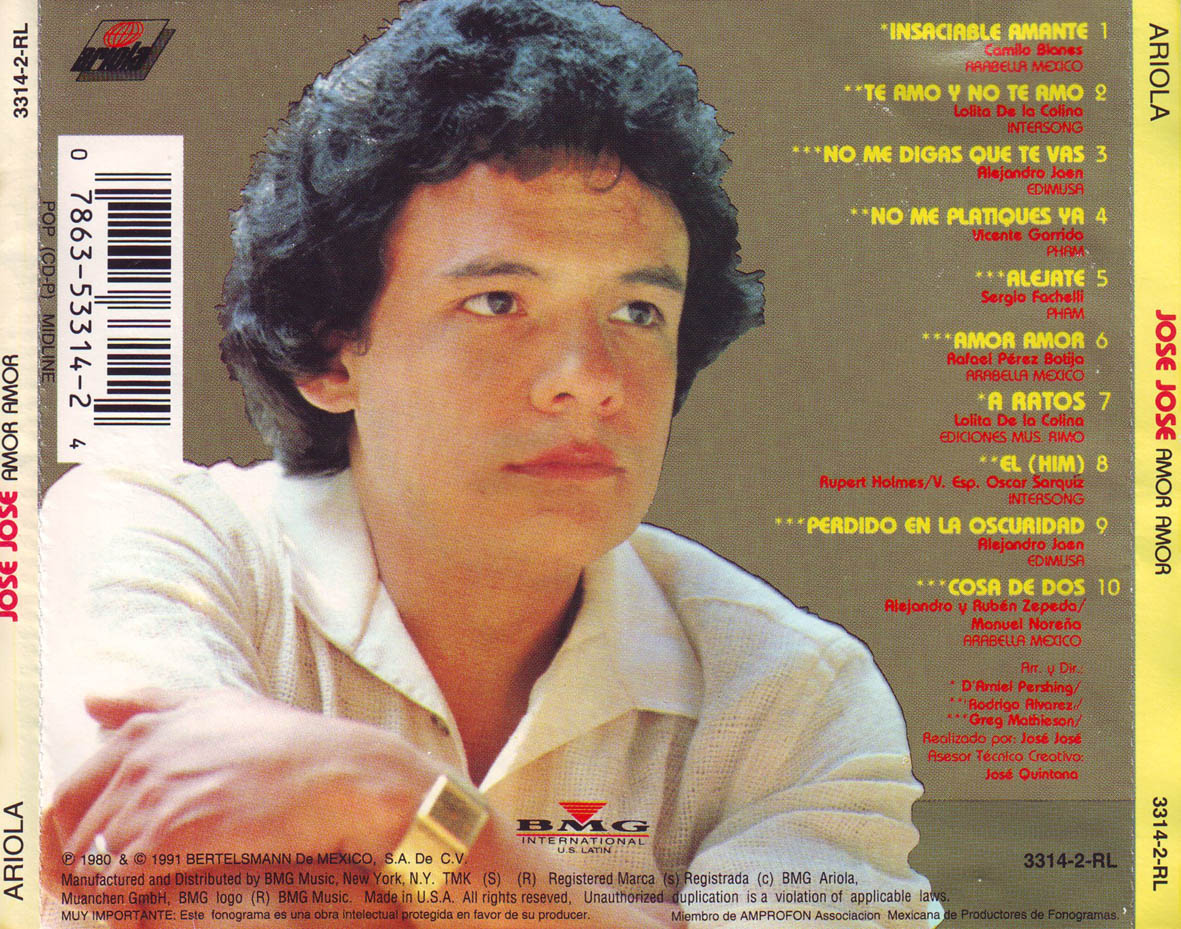 Muere el cantante mexicano José José Johnny Oliver Quintal