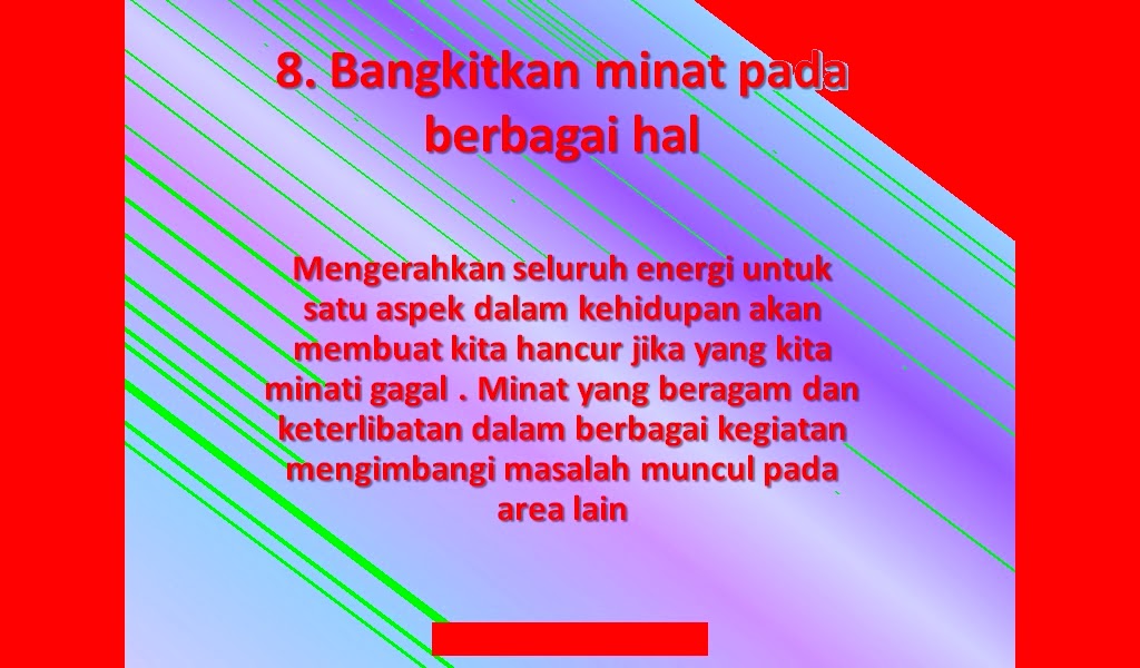Damia Nur Fadhillah: CARA MENGATASI PUTUS ASA
