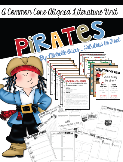 http://www.teacherspayteachers.com/Product/How-I-Became-a-Pirate-A-Literature-Unit-1196575