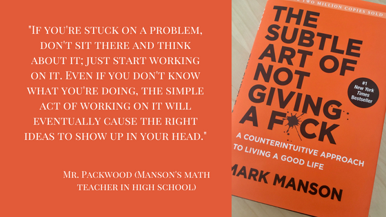 The Subtle Art Of Not Giving A F*ck by Mark Manson