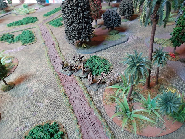 On the Japanese right flank another section holds their position