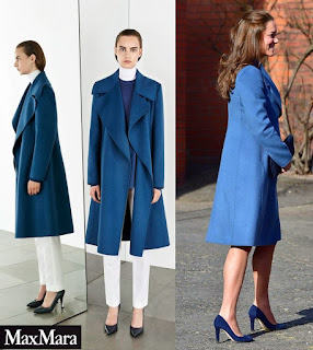     MaxMara Sportmax Pre-Fall 2014 Coat Kate Middleton Style