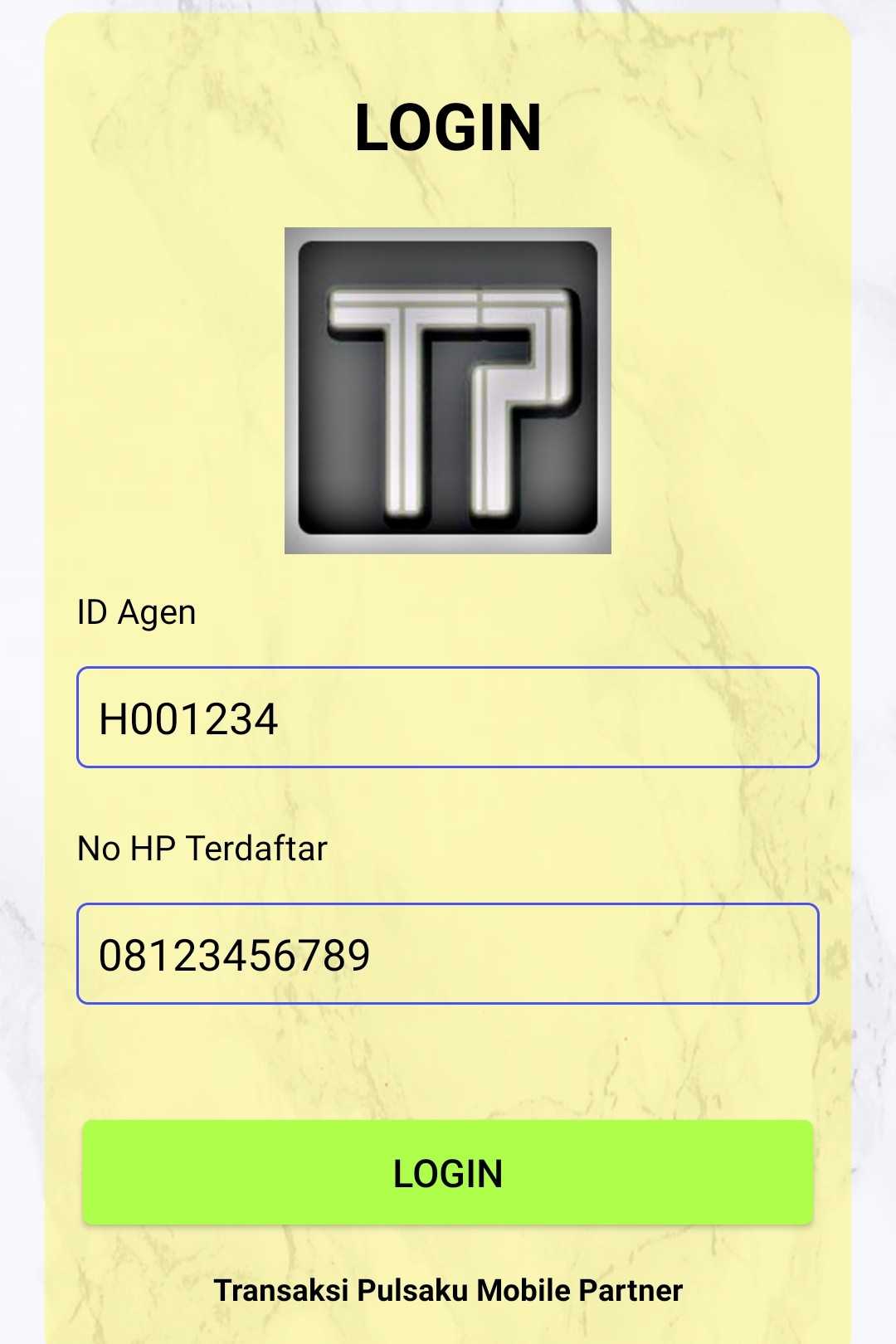 Aplikasi Transaksi Pulsaku Mobile Partner Mitra Server