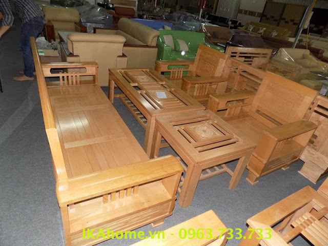 Hình ảnh cho nội thất IKAhome chuyên phân phối bàn ghế gỗ, sofa gỗ giá rẻ ở Hà Nội