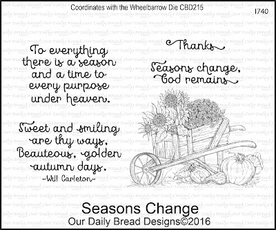 Our Daily Bread Designs Stamp Set: Seasons Change