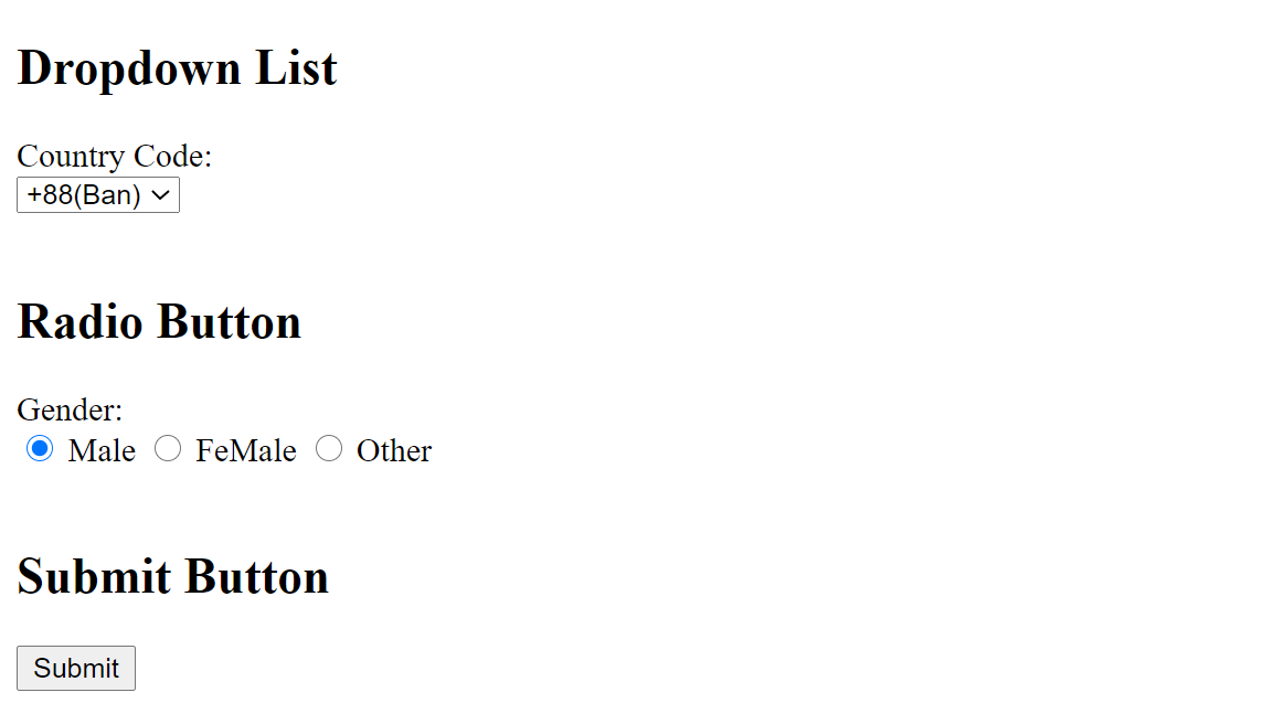 Basic Forms | HTML Form | HTML Input Types | Input Element | Text Field ...