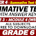 GRADE 6 - 4TH QUARTER SUMMATIVE TEST NO. 2 with Answer Key (Modules 3-4)