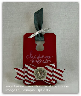 Be Creative with Nicole: A Christmas Tag for Try Stampin' On Tuesday