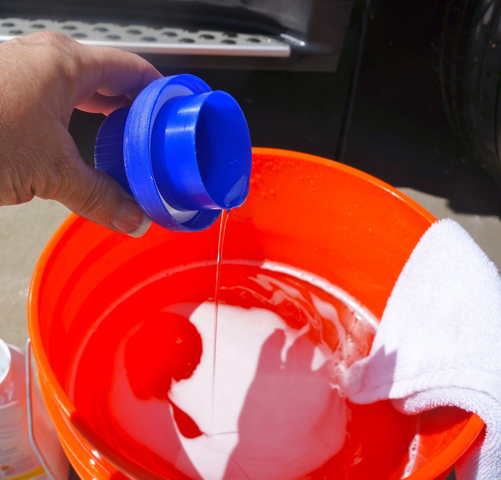 Pine Creek Style Wash your Car with Woolite...