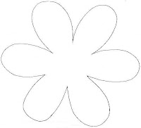 Flores flower moldes template paper diy flowers papel para crafts spelling vocab felt imagen molde hacer craft templates patterns cutting Blog da Tia Jaque: Moldes de flores