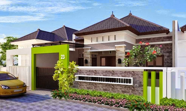 Gambar Tembok Pagar  Rumah  Minimalis  Gambar photo