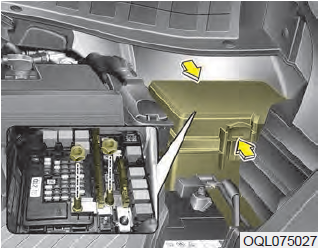 Fuse Box: 2017 - 2019 Kia Sportage Fuse Panel Diagram