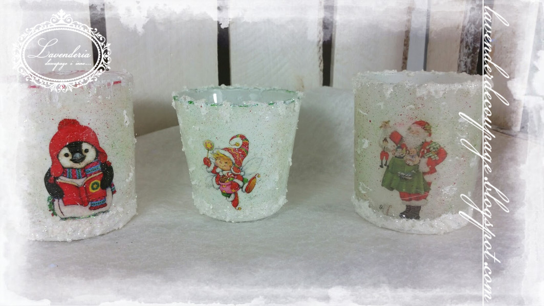 Lavenderia decoupage i inne Lampiony dla dzieci